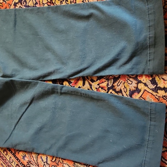 J. Crew High Rise Girlfriend Chino 4 Dark Teal - Picture 11 of 14